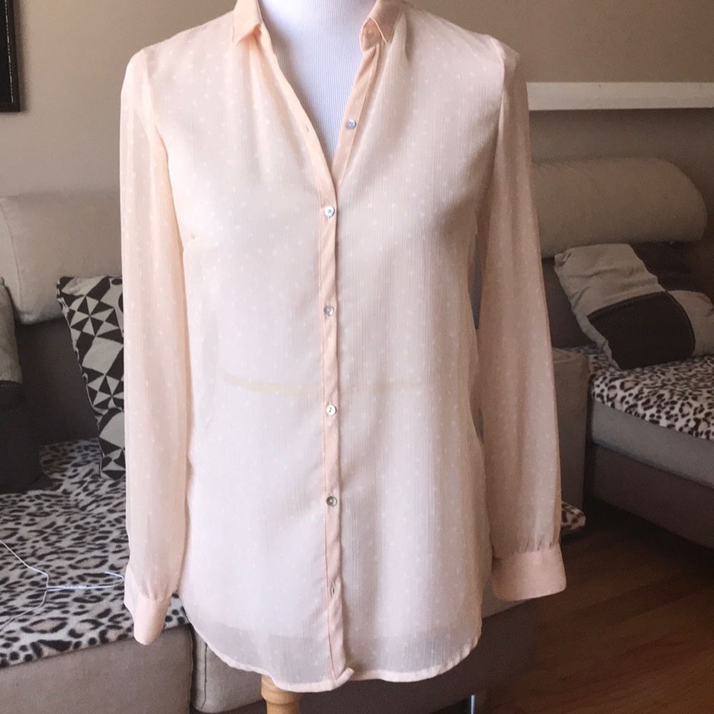 Zara button down blouse